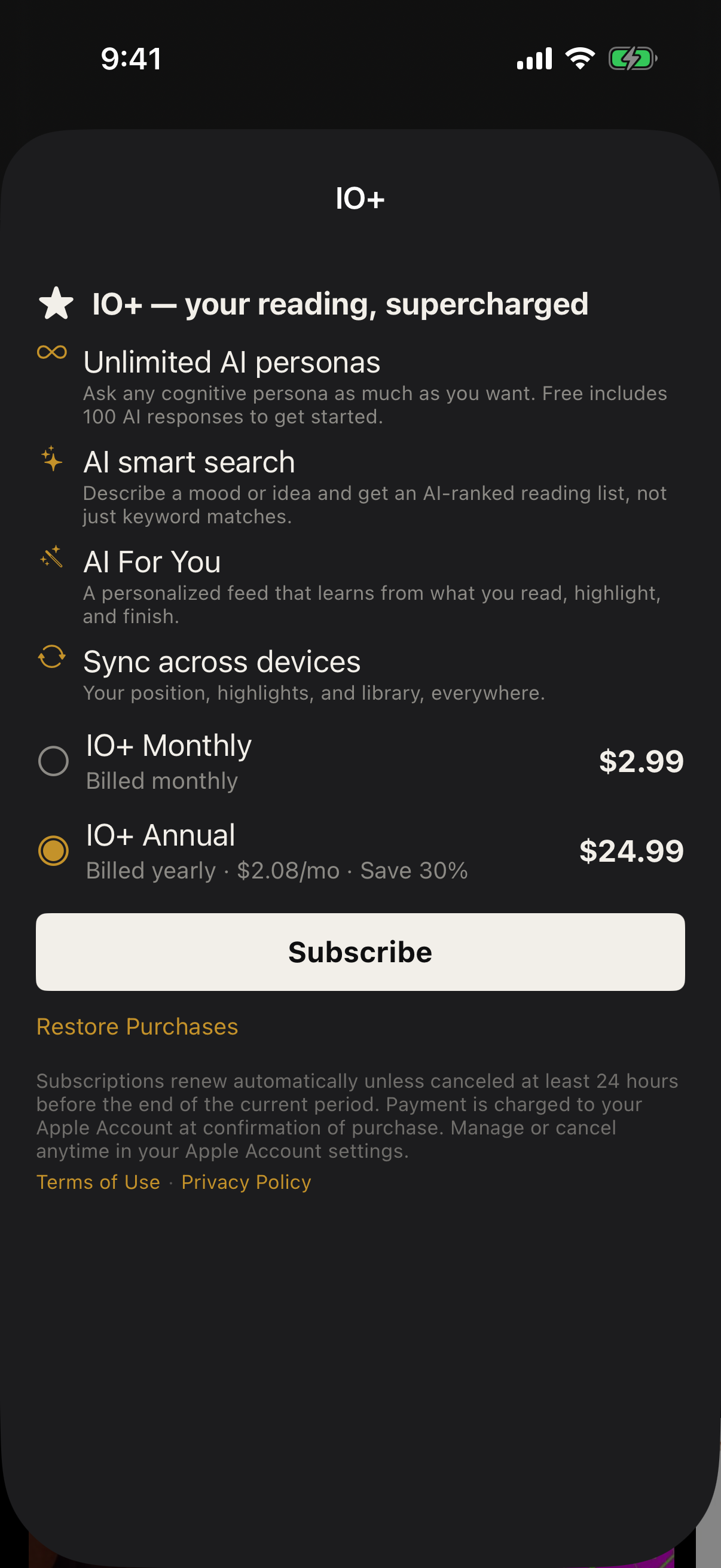 IO+ paywall